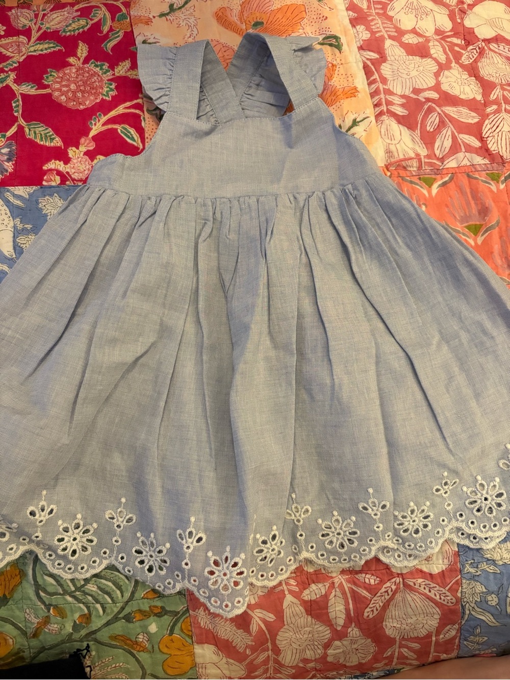 Baby Boden Chambray Pinafore